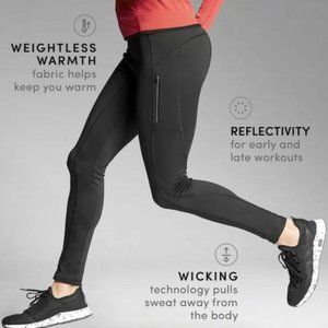 Athleta Black Primaloft Ridge Tight, S
